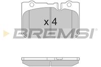 BREMSI BP2858 - Juego de pastillas de freno