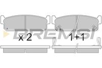BREMSI BP2860 - Juego de pastillas de freno
