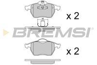 BREMSI BP2692 - Juego de pastillas de freno