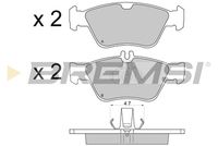 BREMSI BP2694 - Juego de pastillas de freno