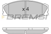BREMSI BP2697 - Juego de pastillas de freno