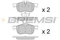 BREMSI BP2878 - Juego de pastillas de freno