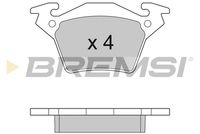 BREMSI BP2880 - Juego de pastillas de freno