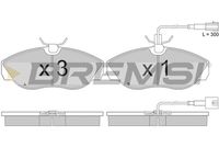 BREMSI BP2888 - Sistema de frenos: LUCAS GIRLING<br>Lado de montaje: Eje delantero<br>Altura [mm]: 59<br>Longitud [mm]: 144,9<br>Espesor [mm]: 19,5<br>Número de WVA: 21627<br>Número de WVA: 21628<br>Número de WVA: 21660<br>Número de WVA: 21797<br>Número de WVA: 21798<br>Contacto avisador de desgaste: con contacto avisador de desgaste<br>Número de indicadores de desgaste [por eje]: 2<br>Longitud contacto de aviso [mm]: 200<br>