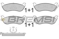 BREMSI BP2892 - Juego de pastillas de freno