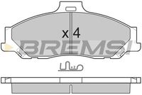 BREMSI BP2905 - Juego de pastillas de freno