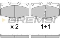 BREMSI BP2748 - Juego de pastillas de freno