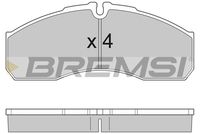BREMSI BP2952 - Juego de pastillas de freno