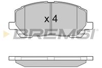 BREMSI BP2989 - Juego de pastillas de freno