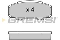 BREMSI BP2996 - Sistema de frenos: LUCAS GIRLING<br>Lado de montaje: Eje delantero<br>Altura [mm]: 59<br>Longitud [mm]: 144,9<br>Espesor [mm]: 19,5<br>Número de WVA: 23602<br>Contacto avisador de desgaste: con contacto avisador de desgaste<br>Número de indicadores de desgaste [por eje]: 2<br>Longitud contacto de aviso [mm]: 300<br>