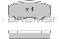 BREMSI BP2996TR - Juego de pastillas de freno