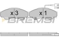 BREMSI BP2998TR - Juego de pastillas de freno