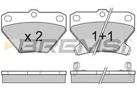 BREMSI BP3061 - Juego de pastillas de freno