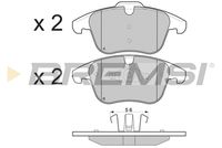 BREMSI BP3297 - Lado de montaje: Eje trasero<br>Equipamiento de vehículo: para vehículos con freno de estacionamiento electrónico<br>Ancho [mm]: 107<br>Espesor [mm]: 17<br>Altura [mm]: 49<br>Contacto avisador de desgaste: excl. contacto de avisador de desgaste<br>Artículo complementario/Información complementaria: con accesorios<br>Sistema de frenos: TRW<br>Artículo complementario / información complementaria 2: con tornillos pinza freno<br>Número de WVA: 24496<br>