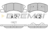 BREMSI BP3190 - Juego de pastillas de freno