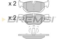 BREMSI BP3194 - Lado de montaje: Eje delantero<br>Ancho [mm]: 155<br>Espesor [mm]: 20<br>Altura [mm]: 68<br>Contacto avisador de desgaste: preparado para indicador desgaste<br>Artículo complementario/Información complementaria: sin accesorios<br>Sistema de frenos: Teves<br>Número de WVA: 23313<br>Número de WVA: 24255<br>