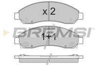BREMSI BP3199 - Juego de pastillas de freno