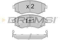 BREMSI BP3202 - Sistema de frenos: AKEBONO<br>Lado de montaje: Eje delantero<br>Altura [mm]: 54,4<br>Longitud [mm]: 137,1<br>Espesor [mm]: 15,8<br>Número de WVA: 21727<br>