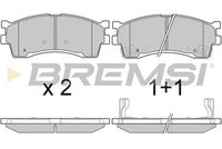 BREMSI BP3055 - Juego de pastillas de freno