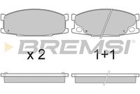 BREMSI BP3066 - Juego de pastillas de freno