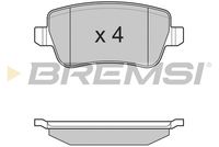 BREMSI BP3227 - Sistema de frenos: ATE<br>Lado de montaje: Eje delantero<br>Altura [mm]: 70,7<br>Altura 1 [mm]: 69,6<br>Longitud [mm]: 156,3<br>Longitud 1 [mm]: 155<br>Espesor [mm]: 20,3<br>Número de WVA: 23402<br>Número de WVA: 23403<br>Número de WVA: 23805<br>