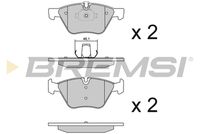BREMSI BP3108 - Juego de pastillas de freno