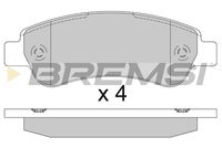 BREMSI BP3286 - Longitud [mm]: 168,9<br>Altura [mm]: 61,7<br>Espesor [mm]: 19,2<br>Sistema de frenos: Brembo<br>Contacto avisador de desgaste: con contacto avisador de desgaste<br>Número de WVA: 24469<br>Número de WVA: 24468<br>Lado de montaje: Eje delantero<br>Especificación: TRUCK FORMULA<br>