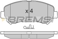 BREMSI BP3321 - Juego de pastillas de freno