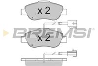 BREMSI BP3325 - Juego de pastillas de freno
