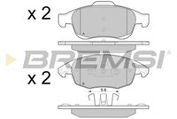 BREMSI BP3329 - Lado de montaje: Eje trasero<br>Ancho [mm]: 87<br>Espesor [mm]: 17<br>Altura [mm]: 53<br>Contacto avisador de desgaste: excl. contacto de avisador de desgaste<br>Artículo complementario/Información complementaria: con accesorios<br>Sistema de frenos: Lucas<br>Artículo complementario / información complementaria 2: con tornillos pinza freno<br>Número de WVA: 24765<br>