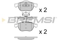 BREMSI BP3356 - Juego de pastillas de freno