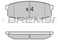 BREMSI BP3382 - Juego de pastillas de freno