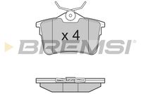 BREMSI BP3386 - Sistema de frenos: ATE<br>Lado de montaje: Eje delantero<br>Altura [mm]: 64,5<br>Altura 1 [mm]: 57,8<br>Longitud [mm]: 155,1<br>Número de WVA: 24538<br>Número de WVA: 24539<br>Espesor/grosor 1 [mm]: 18,6<br>Espesor/grosor 2 [mm]: 19,1<br>