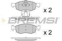 BREMSI BP3391 - Juego de pastillas de freno