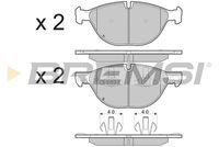 BREMSI BP3409 - Juego de pastillas de freno