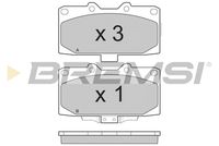 BREMSI BP3271 - Juego de pastillas de freno