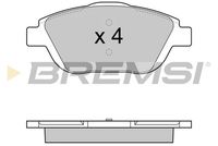 BREMSI BP3428 - Juego de pastillas de freno