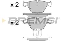 BREMSI BP3452 - Sistema de frenos: ATE<br>Lado de montaje: Eje delantero<br>Altura [mm]: 79,3<br>Longitud [mm]: 192,2<br>Longitud 1 [mm]: 193<br>Número de WVA: 25045<br>Número de WVA: 25046<br>Espesor/grosor 1 [mm]: 20,2<br>Espesor/grosor 2 [mm]: 19<br>