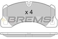 BREMSI BP3457 - Lado de montaje: Eje trasero<br>Ancho [mm]: 188<br>Espesor [mm]: 17<br>Altura [mm]: 76<br>Contacto avisador de desgaste: preparado para indicador desgaste<br>Artículo complementario/Información complementaria: sin accesorios<br>Artículo complementario/Información complementaria: con pesos de equilibrio<br>Sistema de frenos: Brembo<br>Número de WVA: 24721<br>