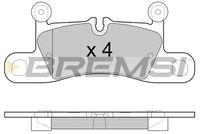 BREMSI BP3459 - Sistema de frenos: BREMBO<br>Lado de montaje: Eje delantero<br>Altura [mm]: 94,4<br>Longitud [mm]: 209,5<br>Espesor [mm]: 16,2<br>Número de WVA: 24295<br>Número de WVA: 24553<br>Número de WVA: 25007<br>