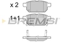 BREMSI BP3467 - Juego de pastillas de freno