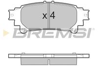 BREMSI BP3482 - Juego de pastillas de freno