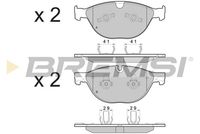 BREMSI BP3483 - Juego de pastillas de freno