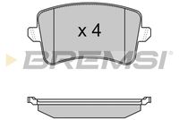 BREMSI BP3349 - Juego de pastillas de freno