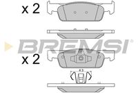 BREMSI BP3512 - Lado de montaje: Eje delantero<br>año construcción desde: 04/2015<br>Ancho [mm]: 155<br>Espesor [mm]: 17<br>Altura [mm]: 49<br>Contacto avisador de desgaste: excl. contacto de avisador de desgaste<br>Artículo complementario/Información complementaria: sin accesorios<br>Sistema de frenos: Teves<br>Número de WVA: 22525<br>Número de WVA: 22526<br>