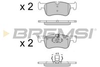 BREMSI BP3520 - Juego de pastillas de freno