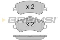 BREMSI BP3385 - Juego de pastillas de freno