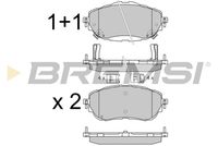 BREMSI BP3537 - Sistema de frenos: BOSCH<br>Lado de montaje: Eje trasero<br>Altura [mm]: 45,9<br>Longitud [mm]: 102,2<br>Espesor [mm]: 16,5<br>Número de WVA: 24664<br>Número de WVA: 24665<br>Número de WVA: 24666<br>