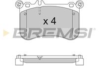 BREMSI BP3563 - Juego de pastillas de freno