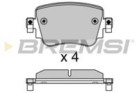 BREMSI BP3623 - Sistema de frenos: BOSCH<br>Lado de montaje: Eje trasero<br>Altura [mm]: 53,4<br>Longitud [mm]: 109,3<br>Espesor [mm]: 17,7<br>Número de WVA: 24563<br>